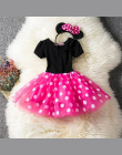 Księżniczka Fancy Dress Dla Dziewczyn Pierwszy 2nd Birthday Party Mysz Sukienka dla Baby Girl Odzież Stroje Chrzciny Suknie 12 m
