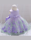 Kwiat Maluch Niemowląt Baby Girl Princess Dress Baby Girl Suknia Ślubna Koronki Tutu Dzieci Party Vestidos dla 1 Lat urodziny