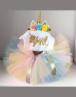 Ai Meng Baby Girl Ubrania 1st Birthday Cake Smash Stroje Odzież Dla Niemowląt Ustawia Romper + Spódnica Tutu + Kwiat Cap newborn