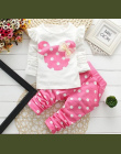 2018 Nowe ubrania dla dzieci dziewczyna dziecko długo królik rękaw bawełna Minnie casual garnitury odzież dla dzieci dzieci deta