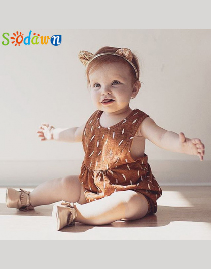 Sodawn 2018 Moda Lato Style DOT Baby Girl Ubrania BAWEŁNIANE Ubrania Zestaw Ubrania Dla Dzieci