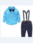 Panowie boy 3 sztuk/zestaw Boutiqu Voguish nowy styl noworodka odzież zestaw kamizelka + koszula + spodnie na co dzień jakości d