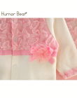 Humor Niedźwiedź Księżniczka Style Newborn Baby Girl Ubrania Dziewczyny Koronki Pajacyki + Kapelusze Dla Dzieci Odzież Ustawia N