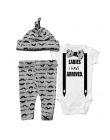 Newborn Baby Boy Zestaw Dorywczo Odzież Baby Girl Ubrania Sportowe Dla Dzieci Garnitury racksuit chłopiec ubrania (Kapelusz + Pa