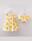 2018 Newborn Baby Dziewczyny Ubrania Sukienka Bez Rękawów + Figi 2 SZTUK Zestaw Stroje Striped Wydrukowano Słodkie Zestawy Odzie