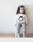 Moda Dla Dzieci Chłopcy Dziewczyny Odzież Ustawia 2 sztuk Dziecko Chłopcy Dziewczyna Ubrania Z Długim Rękawem T-shirt + Spodnie 