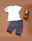 Newborn Baby boy ubrania Gwiazda Drukowane dzieci odzież ustaw lato topy + spodnie garnitur outfit tiny bawełny niemowląt odzież