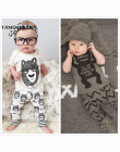 TANGUOANT Nowy 2018 lato styl Bawełna małe potwory krótkim rękawem dla niemowląt ubrania 2 sztuk zestawy odzieżowe dla niemowląt
