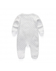 Ubrania dla dzieci 2018 New Newborn kombinezony Baby Boy Dziewczyna Romper Ubrania Z Długim Rękawem Dla Niemowląt Produkt