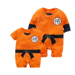 Dziecko Kombinezon Dragon Ball dla dziecka noworodka - Kreskówki Bawełniany Długi i Krótki Rękaw Baby Boy
