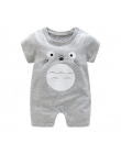 2018 Lato New Style Krótki Rękaw Dziewczyny Ubierać Dziecko Romper Bawełna Noworodka Body Suit Baby Piżamy Chłopcy Zwierząt Małp
