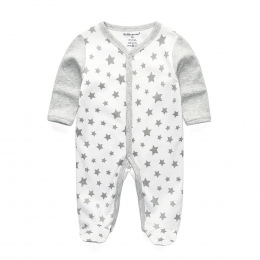 2018 Nowy pidżamy Dziecięce śpioszki dla niemowląt noworodka ubrania dla dzieci z długim rękawem bielizna bawełniana kostium chł
