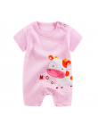 Baby pajacyki lato 100% bawełna krótki rękaw newborn dziewczyny chłopców odzież dla niemowląt pajacyki maluch new born ubrania 0