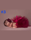 Dziecko Księżniczka Newborn Flower Opaska Bawełniana I Tulle Tutu Dziecko Zdjęcie Fotografia Prop Akcesoria Moda Suknia Balowa