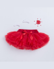 Nowe Dziecko Dziewczyny Wzburzyć Gafa TuTu Spódnica Suknia Balowa Rose Red Fuffy Pettiskirt Dziecko 6 Warstwy Tiulu Dzieci Odzie