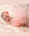 Zestaw Dla Niemowląt Fotografia Rekwizyty Newborn Baby Dziewczyny Ubrania Spódnica Tutu Spódnica + Pałąk Ustawić Odzież BM88