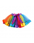 Nowy Kwalifikacje Pet Dziewczyny Dzieci Bowknot Spódnica Tutu Spódnice Dancewear Pettiskirt Kiecka Rainbow Levert Dig Dropship #