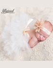 Tutu spódnica dziecko fotografia noworodka kostiumy baby girl kwiat pałąk tutu spódnica zestaw dla niemowląt mesh ball suknia ne