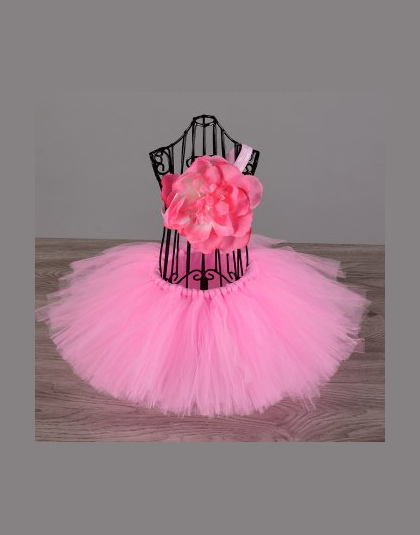 Hot Pink Newborn Baby Urodziny Tutu Spódnica Piękny Niemowlę Maluch Puszyste Tiulu Balet Tutu Spódnice Dla Infantylne Taniec nos