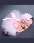 Gorąca Sprzedaż Newborn Baby Dziewczyny Chłopcy Costume Zdjęcie Fotografia Prop Zestawy Słodkie Spódnica z Pałąk tutu Spódnica s