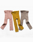 Bawełna Dzianiny Dziecko Spodnie Skinny Dziewczynka Legginsy kostek Elastyczne Cieplej Dzieci Spodnie Wiosna Jesień Dzieci 0-3Y