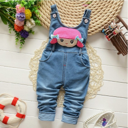 BibiCola Darmowa wysyłka dzieci spodnie Dla Dzieci dziewczyny cute cartoon kowbojem pończoch spodnie jeans spodnie dla dzieci od