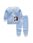 3-24 m dziecko bielizna nocna zestaw piżamy dla dzieci piżamy dla dzieci chłopcy dziewczęta zwierząt piżamy pijamas bawełniana b