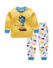 3-24 m dziecko bielizna nocna zestaw piżamy dla dzieci piżamy dla dzieci chłopcy dziewczęta zwierząt piżamy pijamas bawełniana b