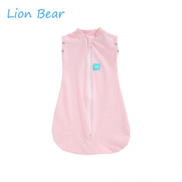 Lion Niedźwiedź Kokon Dziecko Śpiwór koperta dla Noworodków 0-3 Miesięcy Niemowląt Chłopiec Dziewczyny Bawełna Zamek Sleepsacks 