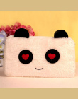 Niedźwiedź piórniki dla dziewczyn Kawaii Plush panda pen torba biurowe etui prezent dla dzieci szkoły biurowymi Estuche