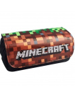 Minecraft Piórnik torba Wielofunkcyjna Szkoła Ołówek Torby Duża Pojemność Płótno Długopis Box Śliczne Szkolne Bts Biurowe Prezen