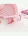 Cute Cat Piórniki dla dziewczyny Różowy PCV przejrzyste pióro torba Szkolne Biurowe etui Śliczne Piórnik canetas escolar