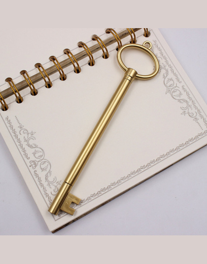 0.5mm Vintage Key Plastikowe Długopis Żelowy Kreatywny Śliczne Kawaii Długopisy Dla Dzieci Novely Pozycji Szkolne Darmowa Wysyłk