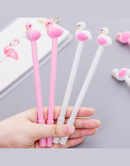 Słodkie Piękne Flamingo łabędzie długopis żelowy Kawaii biurowe długopisy materiał biuro szkolne Pisanie narzędzia