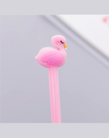 Słodkie Piękne Flamingo łabędzie długopis żelowy Kawaii biurowe długopisy materiał biuro szkolne Pisanie narzędzia