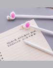 Różowy Kolor Flamingi Shell Gel Pen DIY Materiały Biurowe i Artykuły szkolne Smooth Pisanie Czarny i Niebieski Tusz 0.5mm Długop