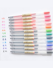 12 sztuk/partia Gel Pen 0.5mm Kolor Pióra Atramentu Ekspres Długopis Szkoły Biurowymi Muji Styl 12 Kolory