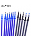 DELVTCH 30 sztuk/zestaw Biuro Żel Długopis Wymazywalnej Napełniania Rod Magia Wymazywalnej Długopis Refill 0.5mm Niebieski Black