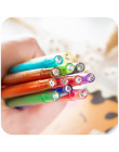 12 Sztuk/partia Słodkie Małe Świeże Cukierki Kolorowe Diamond head Color Gel Pen Kreatywny Prezent Szkolne Kolorowe Długopisy ku