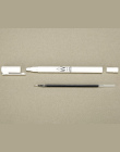 AIHAO Marka 0.35mm Refill Wymienna Długopis Żelowy Szkoła Studenci Test Stały Atrament Węgla Pisanie Długopisy Kulkowe Długopisy