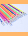 12 kolory/Zestaw Flash Długopis Długopis Żelowy Atrakcją Uzupełniania Kolor Pełna Shinning Napełniania Malarstwo Pen Rysunek Kol