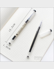 4 sztuk/partia Gel Pen 0.35mm Black Ink Pen Ekspres Długopis Szkoły Biurowymi MUJI Styl