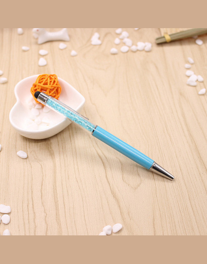 15 Kolorowe Kryształ Pen Diament Długopisy Biurowe Długopis Caneta Nowością Prezent Zakka Materiałów Biurowych Szkolne