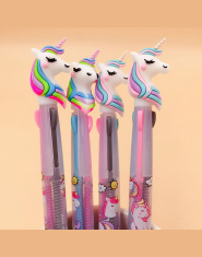 Śliczny Śmieszny 3D Długopis Dla Dzieci Unicorn Jednorożec Unicorn Tęcza Dla Dzieci Na Prezent