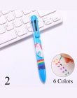 Śliczne Nowość 3/6/10 Kolory Unicorn Długopis Krzemionkowy Rainbow Kawaii Cartoon Długopis Dla Dzieci Prezent kreatywny Materiał