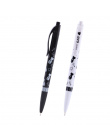 1 Pc Cute Czarny Biały Kot Długopis Kawaii 0.5mm Niebieski Biurowe Pen Dla Dzieci Szkoły Dostaw Estojo Escolar