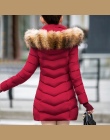2018 Mody Watowe kurtka Kobiet Płaszcz Kobiety Zima Nowy Slim Warm Dół bawełna odzież Płaszcz Z Długim rękawem Kurtki Zimowe