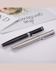 Luksusowe Full metal Długopis 1mm Czarny atrament długopis stylo pennen boligrafos kugelschreiber canetas penna kalem długopisy 