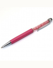 1 Pc Kreatywnych Kryształ Pen Diament Długopisy Biurowe Długopis style Długopis Rysika 11 Kolory Tłustej Czarny Wkład 0.7mm