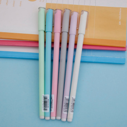 0.5mm Śliczne Kawaii Matowego Plastiku Żel Pióro Piękny Macaron Marker Długopis Dla Dzieci Prezent Szkoła Papiernicze Prezenty S